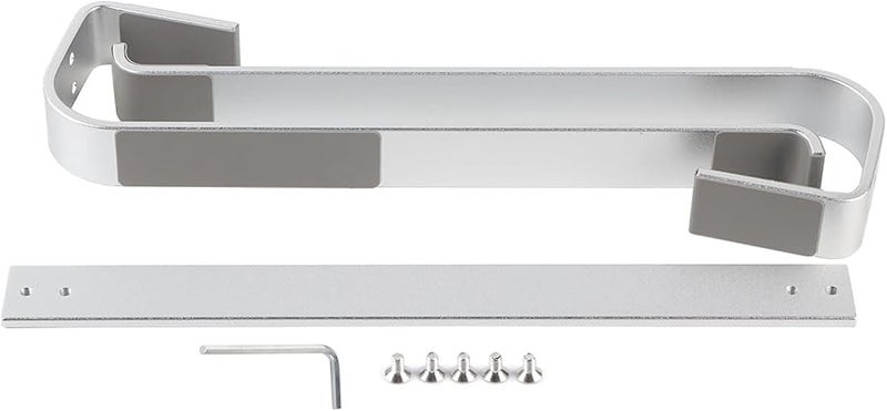 Aluminum Alloy Laptop Stand Ergonomic Riser with Heat Dissipation Silver - Image 1